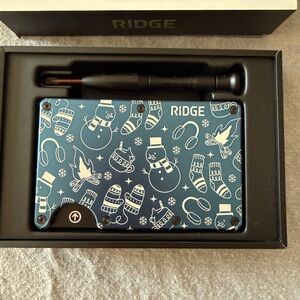 Ridge Blue Snowman Wallet